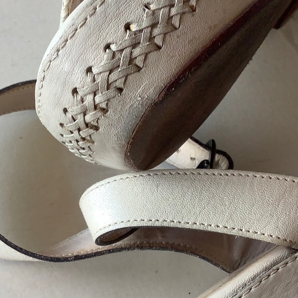 Stunning FRYE lattice weave wedges with studs, very good preloved condition, 7.5 - Picture 5 of 8